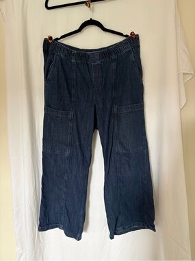 GAP Dark Blue Wide Leg Jeans